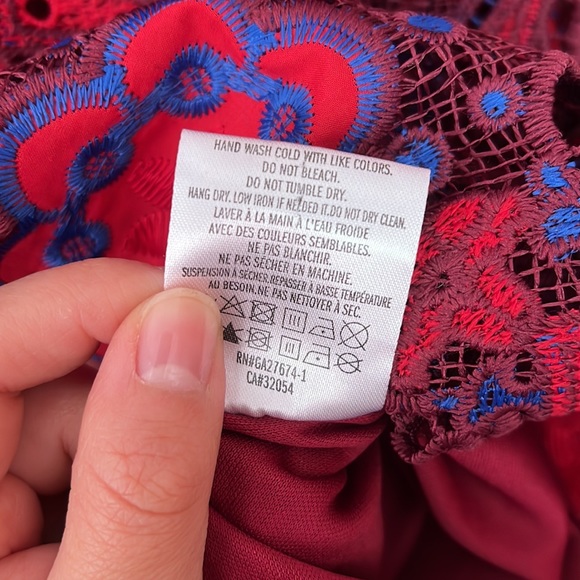 Eva Franco Eyelet Mini Dress - Picture 6 of 6